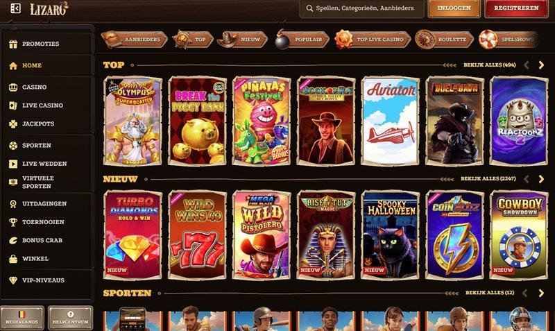 Lizaro casino login in Netherlands